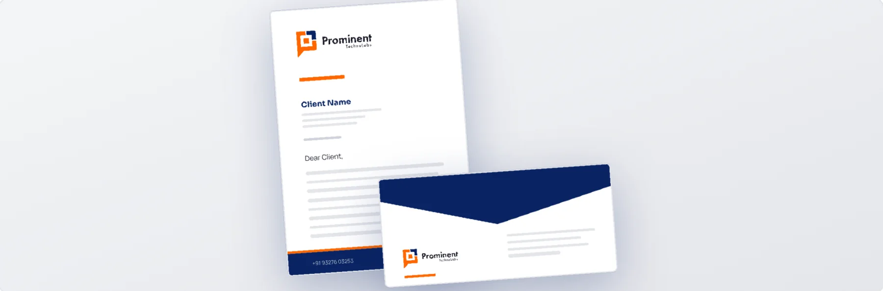 PTL letterhead and envelope
