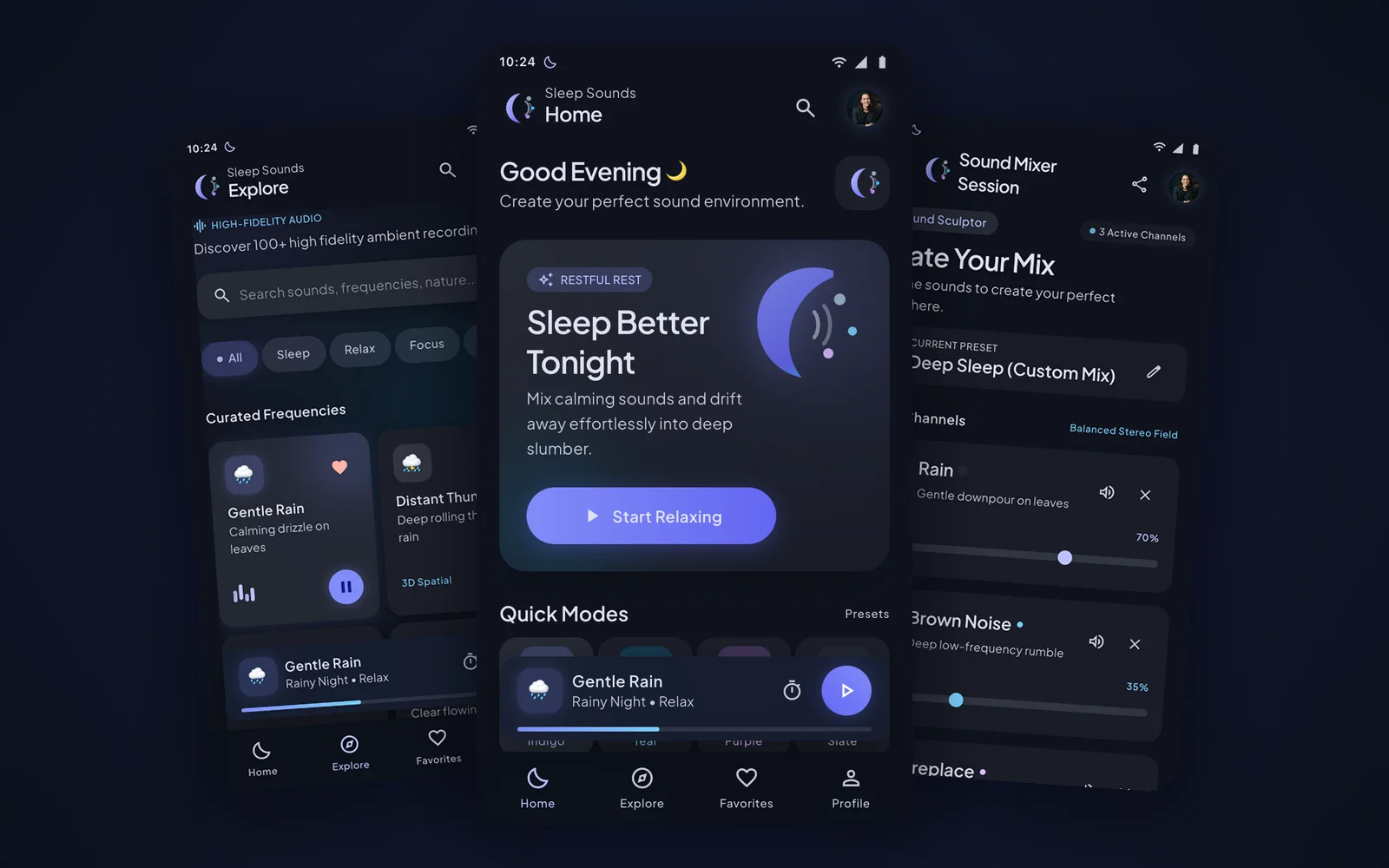 Sleep Sounds: Relax & Focus project