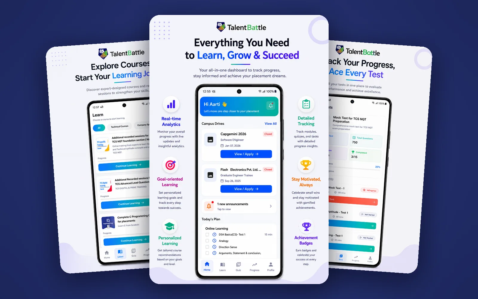 Talent Battle: Placement Prep project